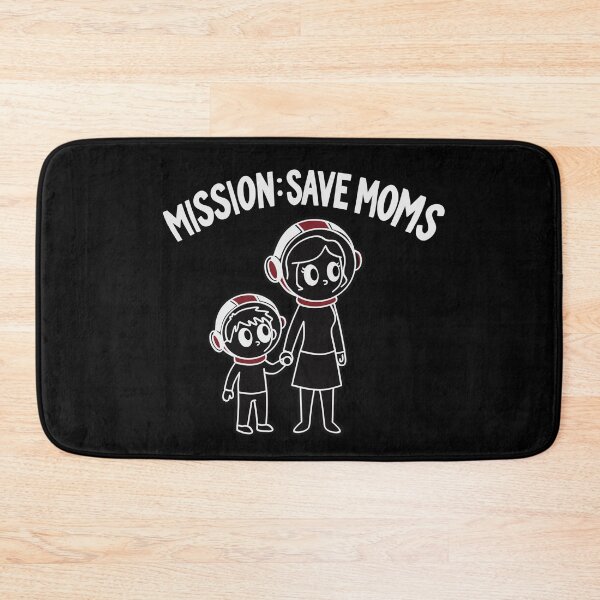 Item preview, Mission Save Moms Retro Astronauts designed and sold by ZuriRetroPrints.