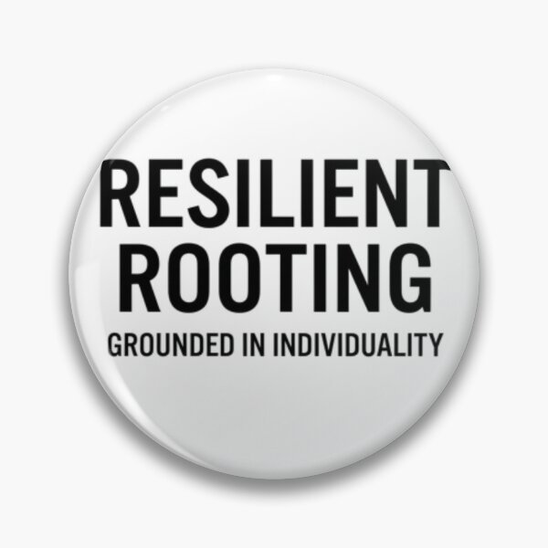 Item preview, Resilient Rooting Grounded In Individuality Typography designed and sold by wynyproject.