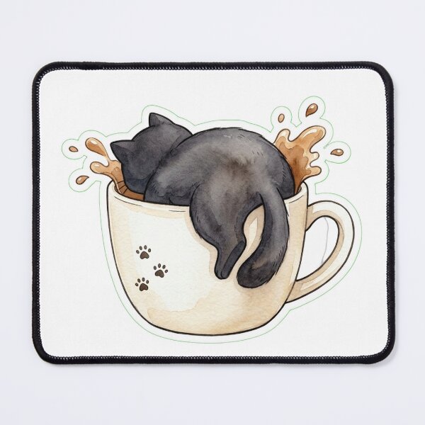 Item preview, Coffee Cat Spill designed and sold by YNAMREG.