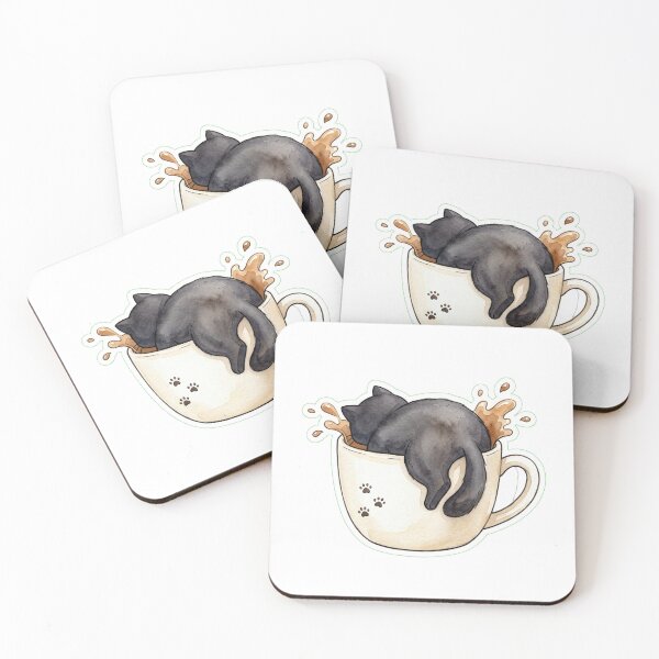 Item preview, Coffee Cat Spill designed and sold by YNAMREG.