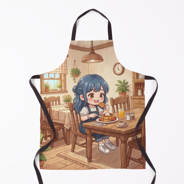 Item preview, Enjoying A Delicious Morning Breakfast designed and sold by Azurart2.