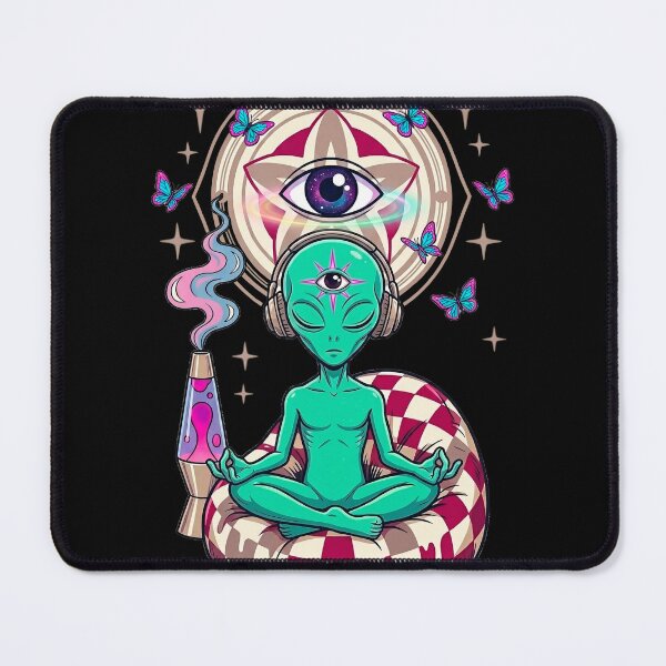 Item preview, Cosmic Frequency - Y2K Alien Meditation designed and sold by etermagico.