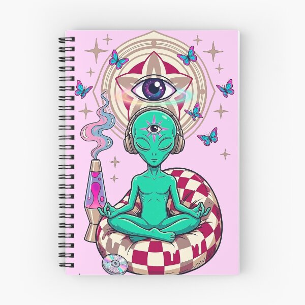 Item preview, Cosmic Frequency - Y2K Alien Meditation designed and sold by etermagico.