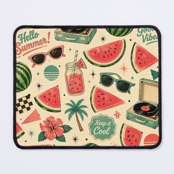 Item preview, Retro Watermelon Summer Pattern designed and sold by Aramdesing.