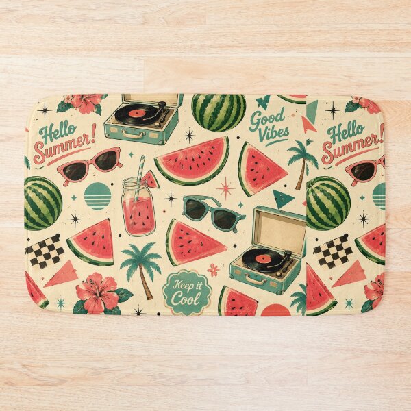 Item preview, Retro Watermelon Summer Pattern designed and sold by Aramdesing.