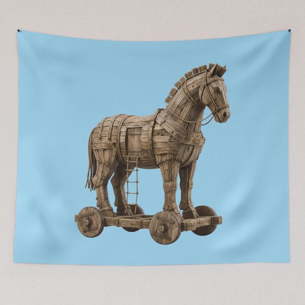 Item preview, Ancient Greece Trojan Horse Design. designed and sold by Utopian-Magic.