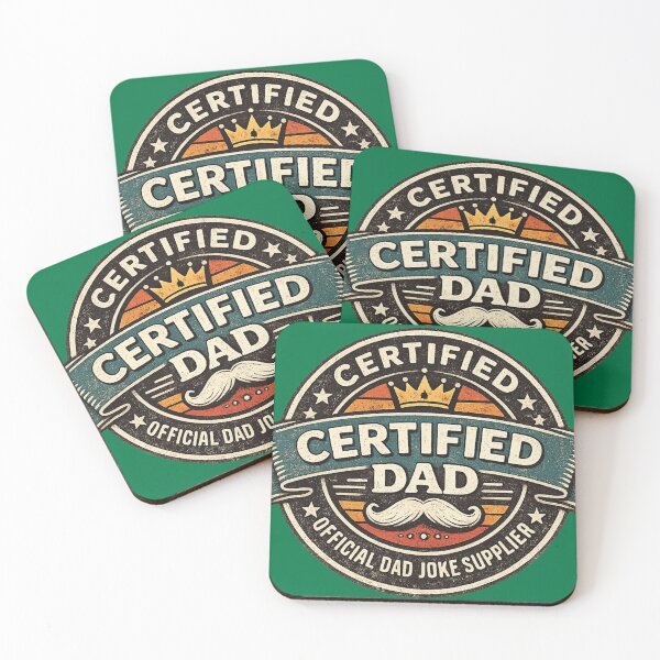 Item preview, Certified Dad – Official Dad Joke Supplier Vintage Style Funny Father’s Day Gift designed and sold by MartBook.