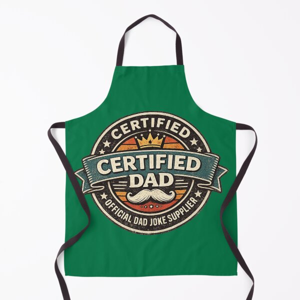 Item preview, Certified Dad – Official Dad Joke Supplier Vintage Style Funny Father’s Day Gift designed and sold by MartBook.