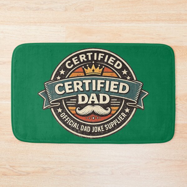Item preview, Certified Dad – Official Dad Joke Supplier Vintage Style Funny Father’s Day Gift designed and sold by MartBook.
