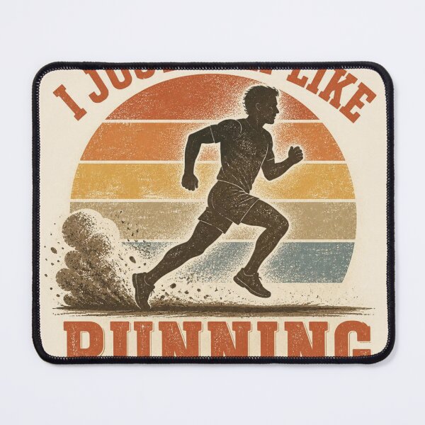 Item preview, I Just Felt Like Running Funny Retro Runner T-Shirt | Marathon Lover Gift designed and sold by SunnyDesign82.