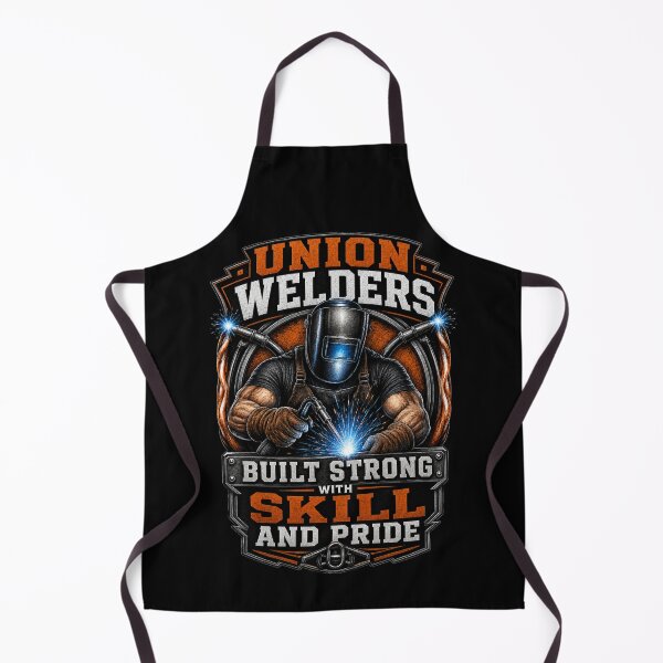 Item preview, Union Welders Built Strong With Skill And Pride Shirt | Blue Collar Welding Graphic Tee designed and sold by LabCore.