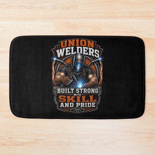 Item preview, Union Welders Built Strong With Skill And Pride Shirt | Blue Collar Welding Graphic Tee designed and sold by LabCore.