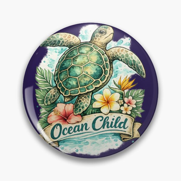Item preview, Ocean Child Vintage Sea Turtle designed and sold by Mr Lee.