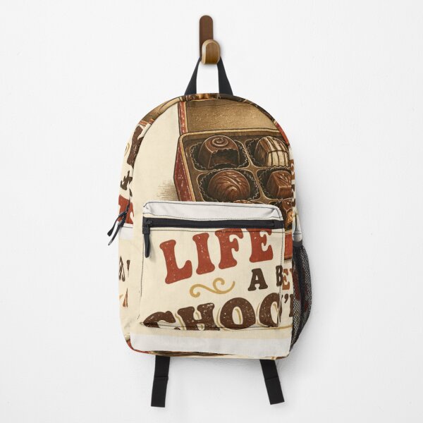 Item preview, Life Is Like A Box Of Chocolates Funny Retro Vintage T-Shirt | Life Quote Tee designed and sold by SunnyDesign82.