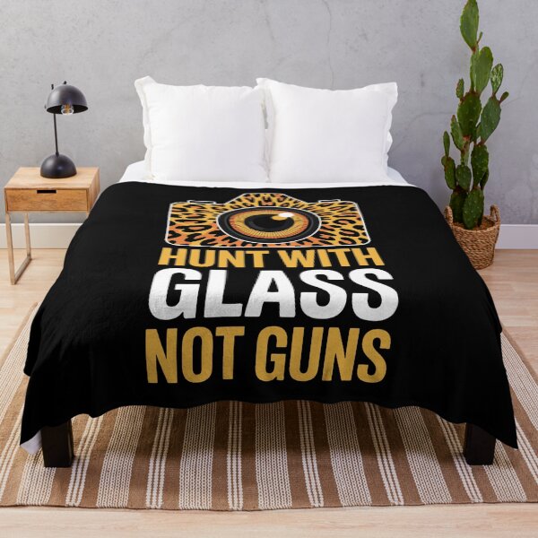 Item preview, Hunt With Glass Not Guns Ethical Wildlife Photography Statement designed and sold by NaturEdeN.