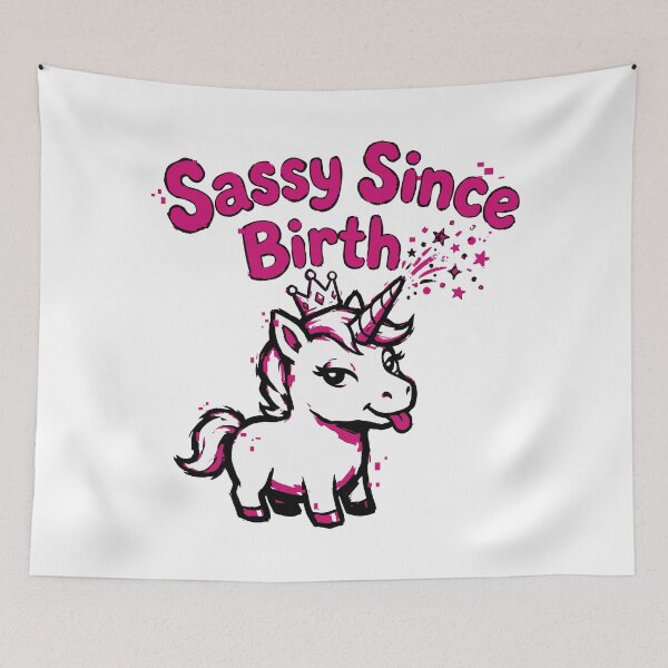 Item preview, Sassy Since Birth Baby Unicorn designed and sold by XYZ LAB by Jesuperman.