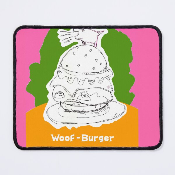 Item preview, Woof-Burger (Drawing by ACCI) designed and sold by VanyssaGraphics.