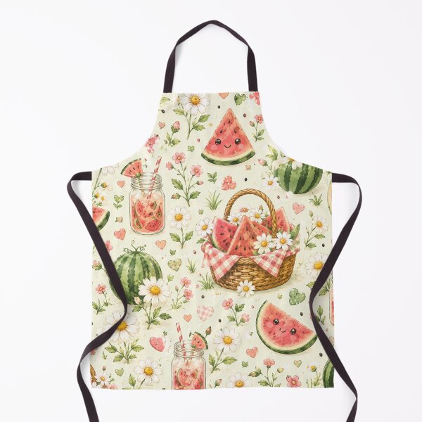 Item preview, Watermelon Daisy Meadow Pattern designed and sold by Aramdesing.