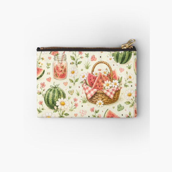 Item preview, Watermelon Daisy Meadow Pattern designed and sold by Aramdesing.