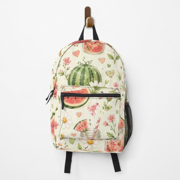 Item preview, Watermelon Daisy Meadow Pattern designed and sold by Aramdesing.