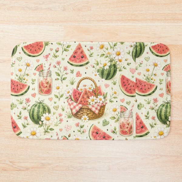 Item preview, Watermelon Daisy Meadow Pattern designed and sold by Aramdesing.
