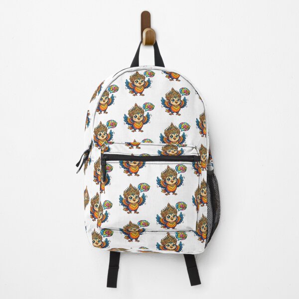 Item preview, Cute Chibi Garuda Balinese Bird Art designed and sold by DuckOddity.