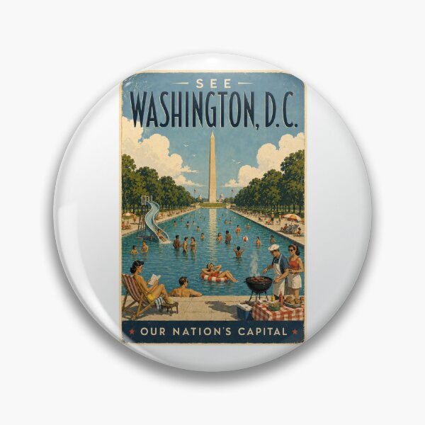 Item preview, Visit Washington D.C. Reflecting Pool designed and sold by SnarkWorks.