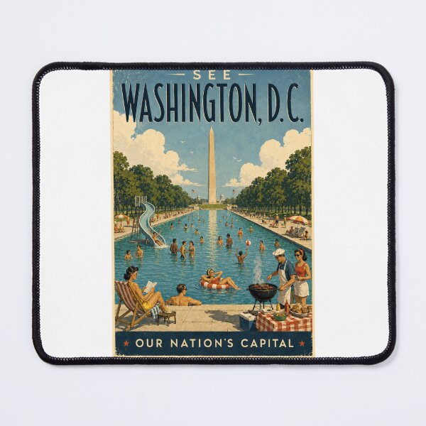 Item preview, Visit Washington D.C. Reflecting Pool designed and sold by SnarkWorks.