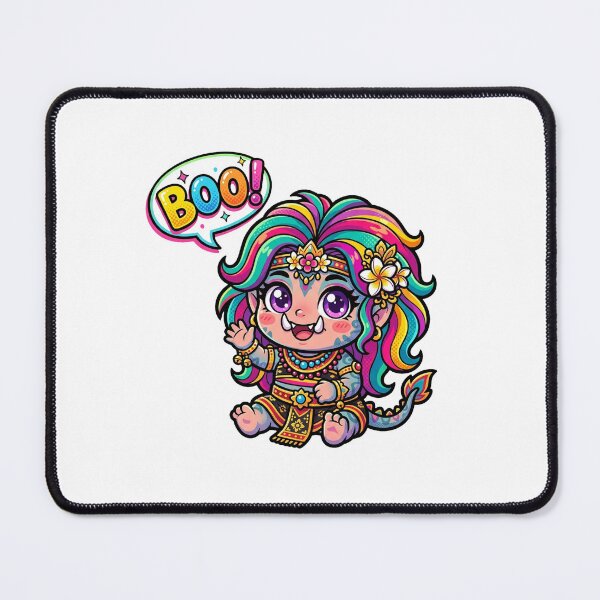Item preview, Cute Chibi Rangda Witch Art designed and sold by DuckOddity.