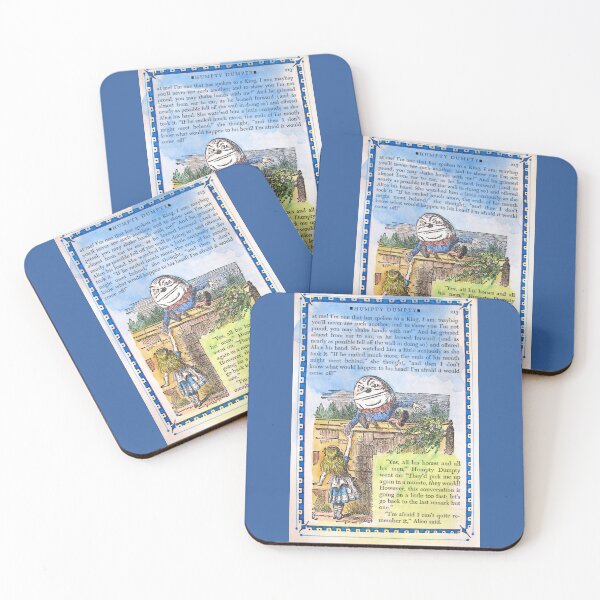 Item preview, Alice in Wonderland and Humpty Dumpty designed and sold by collageDP.