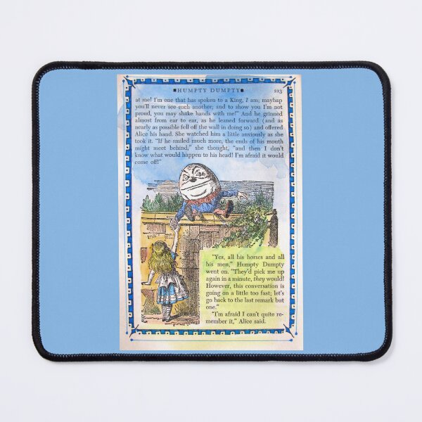 Item preview, Alice in Wonderland and Humpty Dumpty designed and sold by collageDP.