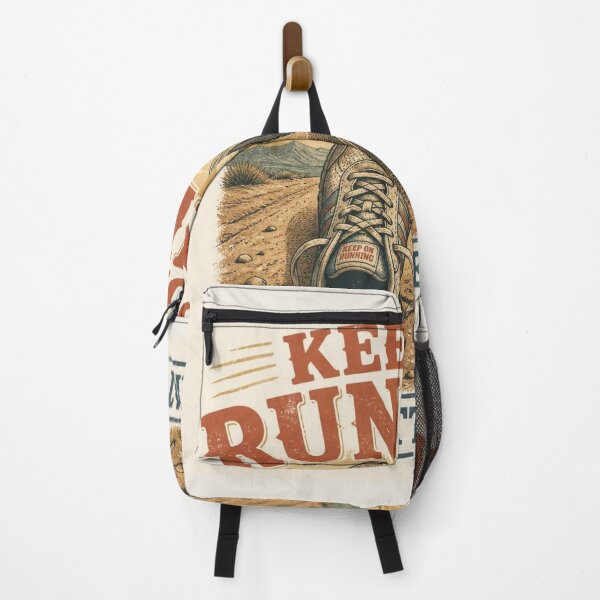 Item preview, Keep On Running No Matter What Retro Vintage Runner T-Shirt | Motivational Tee designed and sold by SunnyDesign82.