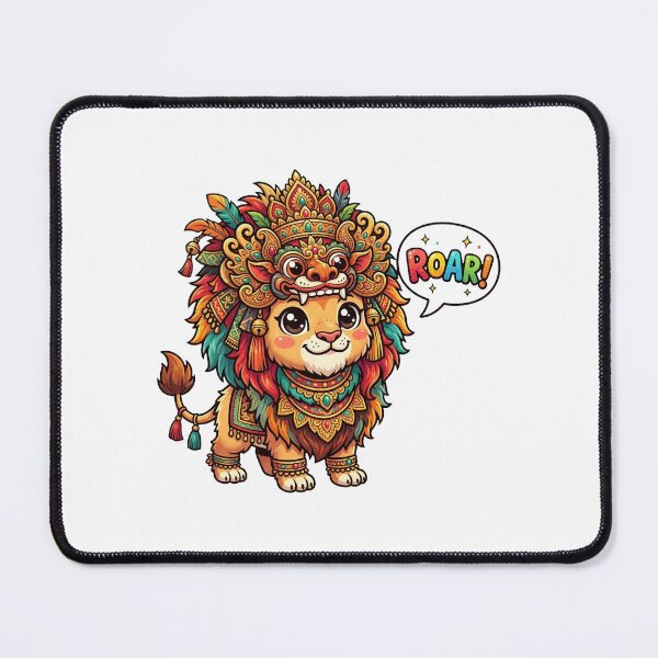 Item preview, Cute Chibi Barong Ket Lion Art designed and sold by DuckOddity.