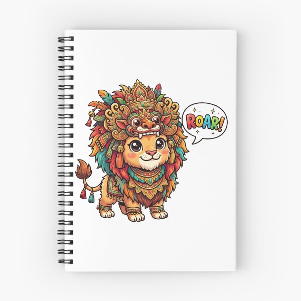 Item preview, Cute Chibi Barong Ket Lion Art designed and sold by DuckOddity.