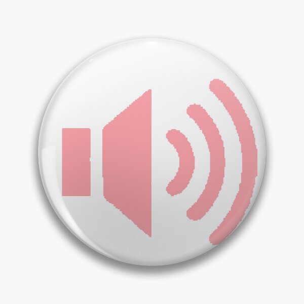 Item preview, Pastel Pink Aesthetic Minimalist Volume Icon designed and sold by AstronautMerch.
