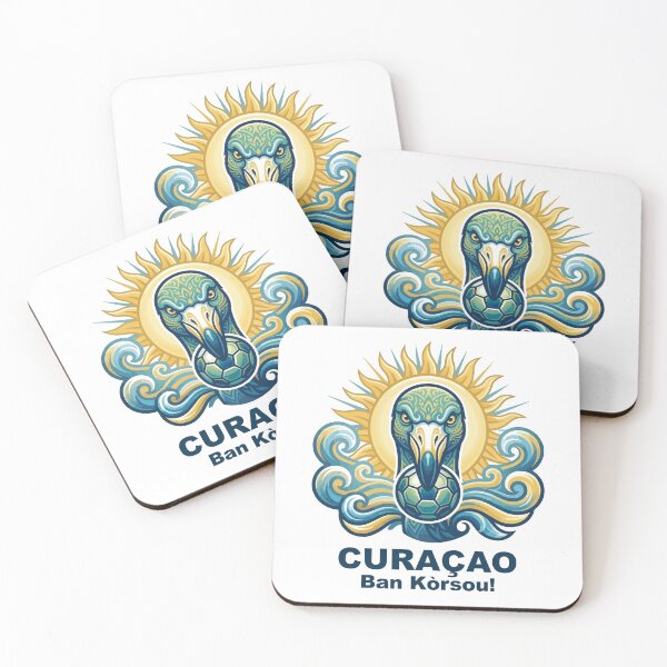 Item preview, World Cup Curacao Football Flamingo designed and sold by MarcV88.