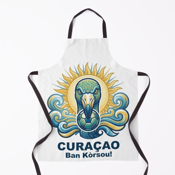 Item preview, World Cup Curacao Football Flamingo designed and sold by MarcV88.