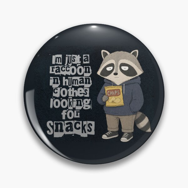 Item preview, Funny Hungry Raccoon Tee designed and sold by TheSnarkyShark.