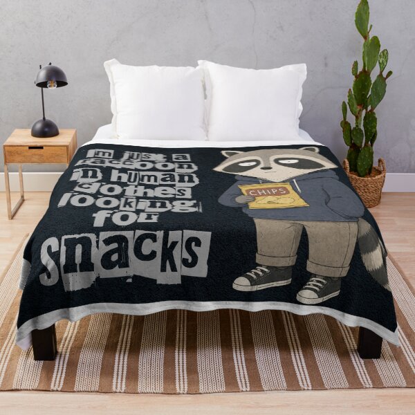 Item preview, Funny Hungry Raccoon Tee designed and sold by TheSnarkyShark.