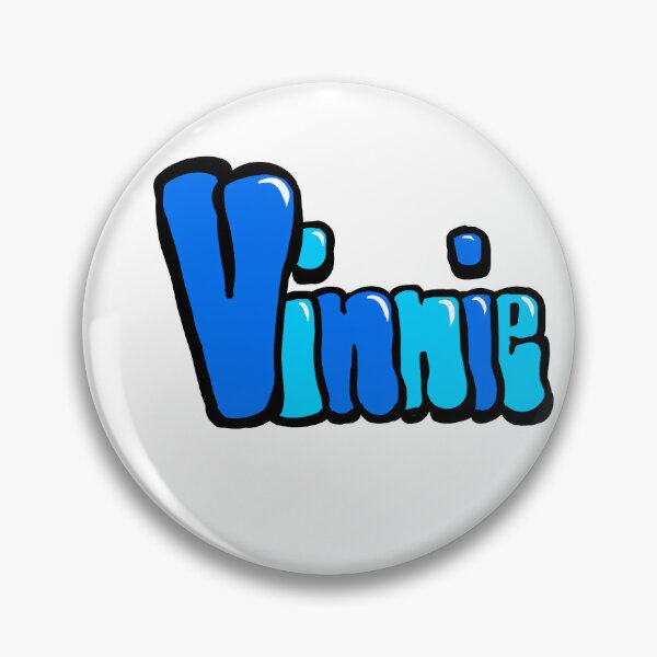 Item preview, Vinnie name in Blue Graffiti Bubble Letters typography  designed and sold by Artonmytee.