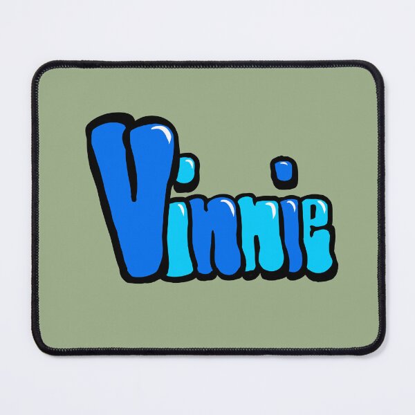 Item preview, Vinnie name in Blue Graffiti Bubble Letters typography  designed and sold by Artonmytee.