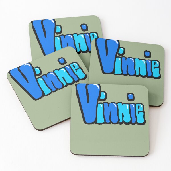 Item preview, Vinnie name in Blue Graffiti Bubble Letters typography  designed and sold by Artonmytee.