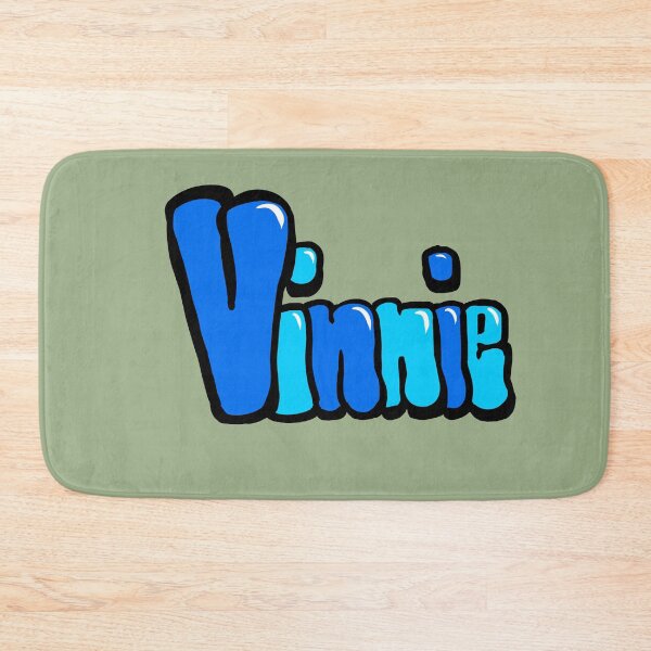 Item preview, Vinnie name in Blue Graffiti Bubble Letters typography  designed and sold by Artonmytee.