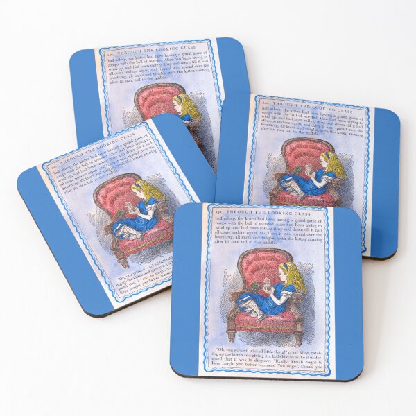 Item preview, Alice in Wonderland and Dinah designed and sold by collageDP.