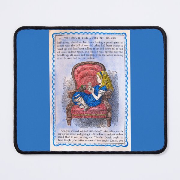 Item preview, Alice in Wonderland and Dinah designed and sold by collageDP.