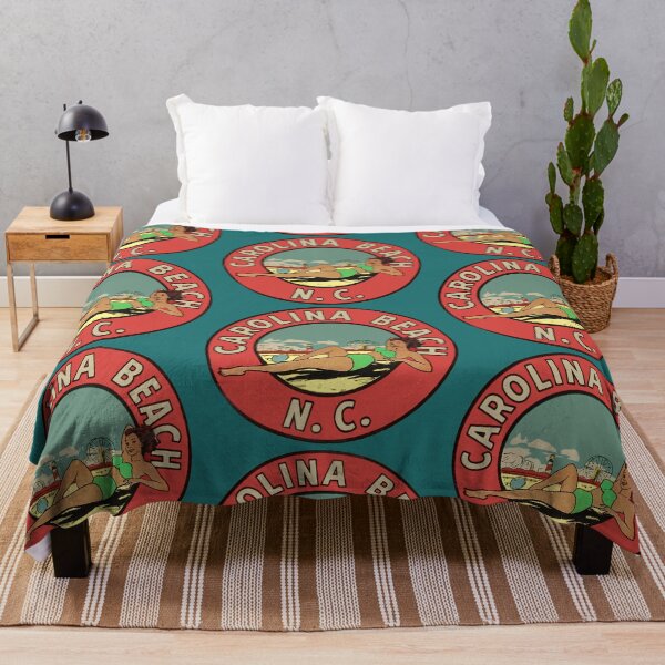 Item preview, Carolina Beach NC Vintage Pinup Roundel designed and sold by Larry Oates.