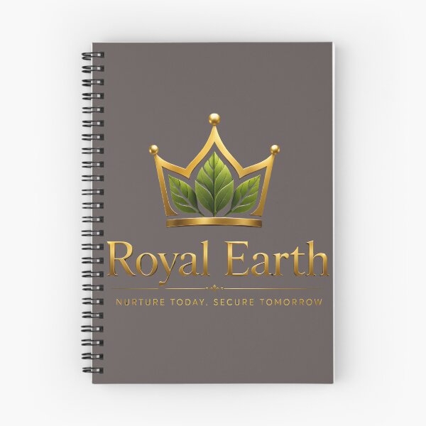 Item preview, Royal Earth Golden Crown Leaf Logo designed and sold by RoyalEarthstore.