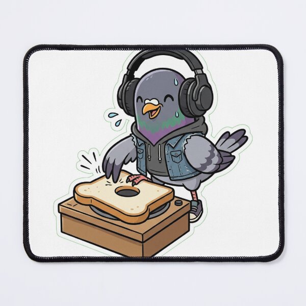 Item preview, DJ Pigeon Bread Record designed and sold by YNAMREG.