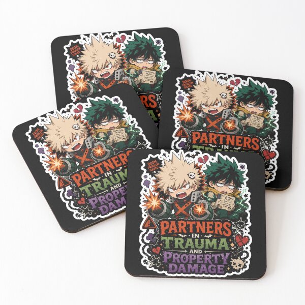 Item preview, Explosive Friendship - Hero Duo in Academy designed and sold by Panda LuL Art.