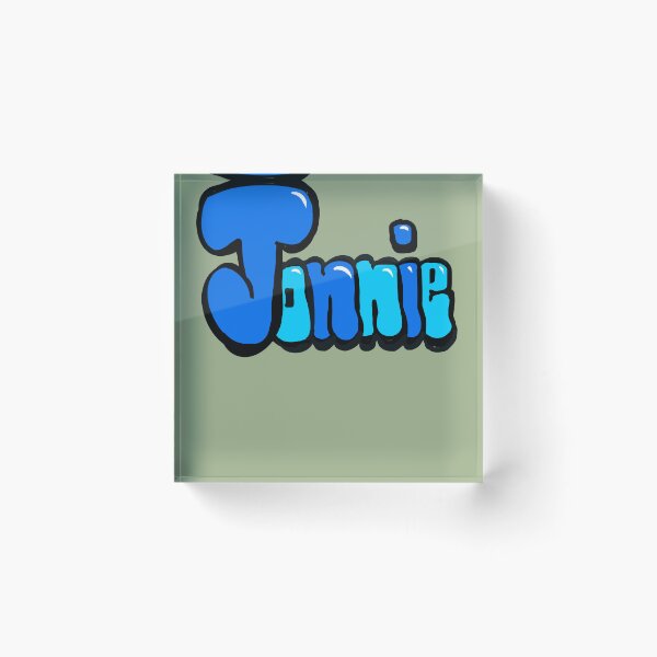 Item preview, Jonnie name in Blue Graffiti Bubble Letters typography  designed and sold by Artonmytee.